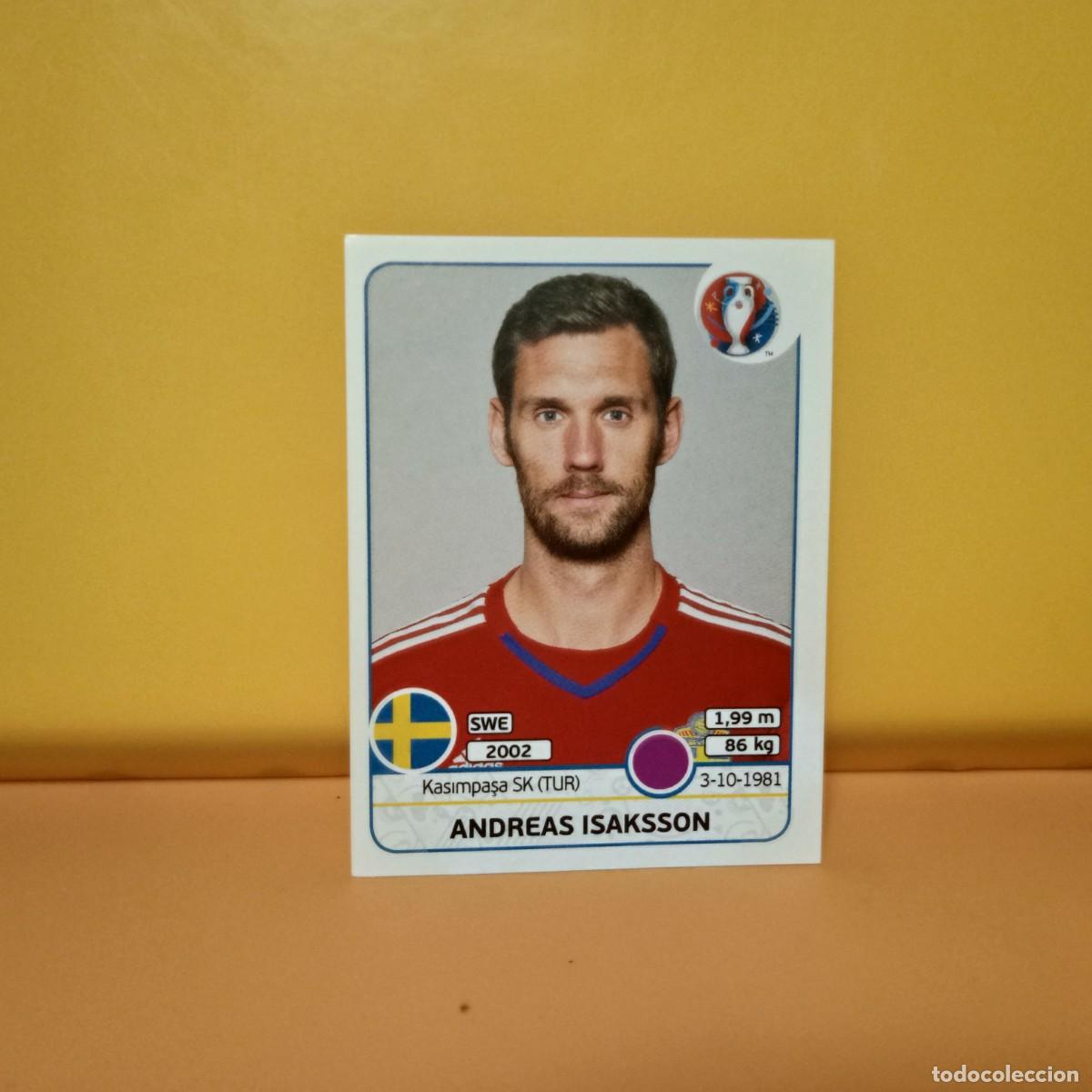 Cromos de f&uacute;tbol: PANINI EURO 2016 FRANCE; EUROCOPA FRANCIA: SUECIA ANDREAS ISAKSSON 549
