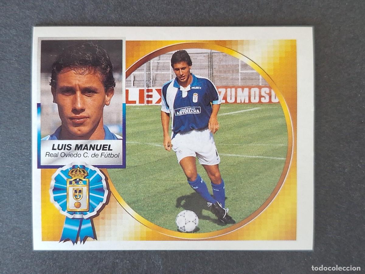 Cromos de f&uacute;tbol: L4 LUIS MANUEL REAL OVIEDO LIGA ESTE 1994 1995 94 95 SIN PEGAR NUNCA PEGADO