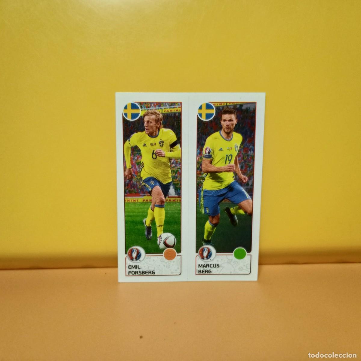 Cromos de f&uacute;tbol: PANINI EURO 2016 FRANCE; EUROCOPA FRANCIA: SUECIA EMIL/MARCUS 548 A/B