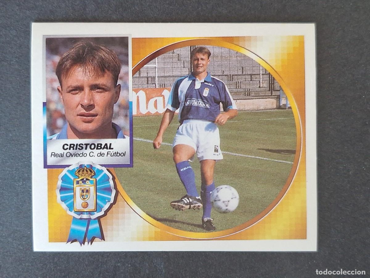 Cromos de f&uacute;tbol: L4 CRISTOBAL REAL OVIEDO LIGA ESTE 1994 1995 94 95 SIN PEGAR NUNCA PEGADO