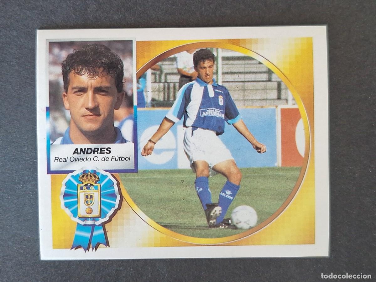 Cromos de f&uacute;tbol: L4 ANDRES REAL OVIEDO LIGA ESTE 1994 1995 94 95 SIN PEGAR NUNCA PEGADO