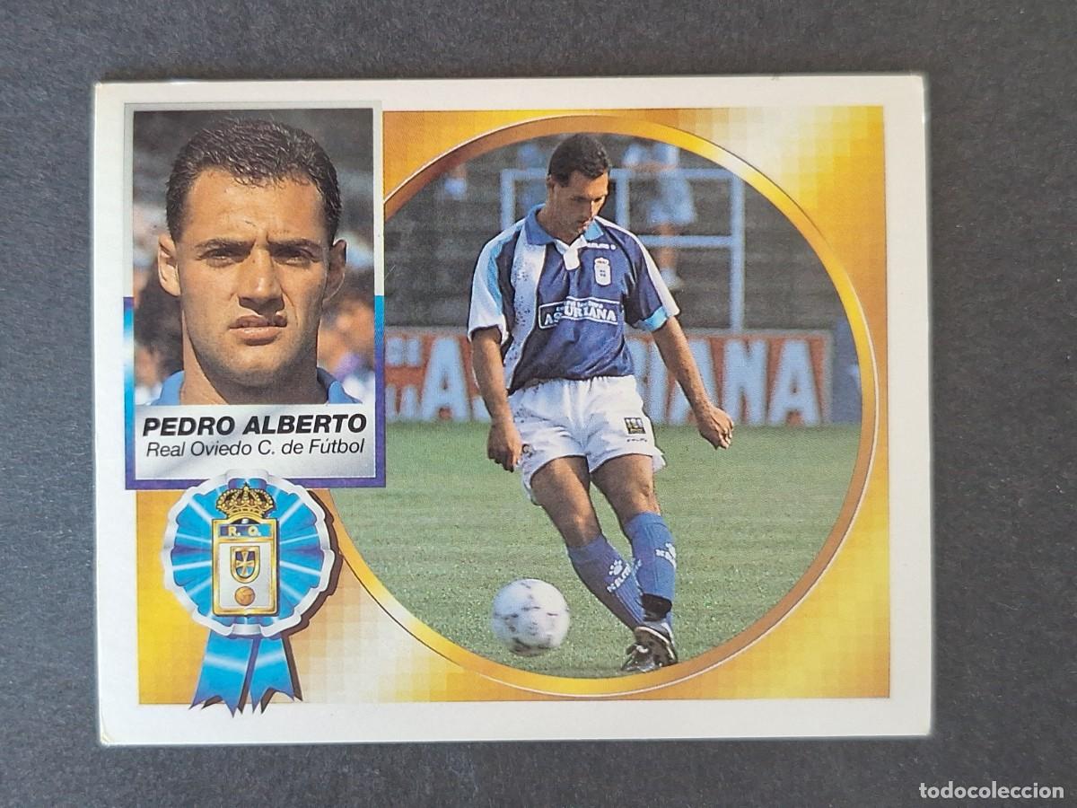 Cromos de f&uacute;tbol: L4 PEDRO ALBERTO REAL OVIEDO LIGA ESTE 1994 1995 94 95 SIN PEGAR NUNCA PEGADO