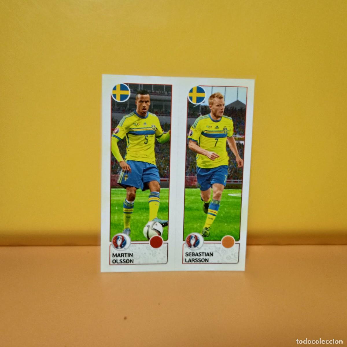 Cromos de f&uacute;tbol: PANINI EURO 2016 FRANCE; EUROCOPA FRANCIA: SUECIA MARTIN/SEBASTIAN 546 A/B