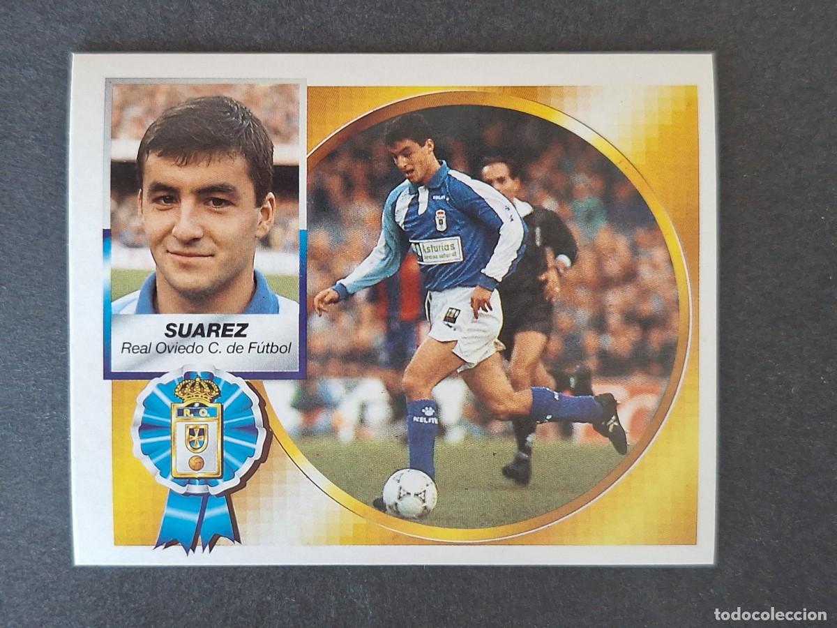 Cromos de f&uacute;tbol: L4 SUAREZ REAL OVIEDO LIGA ESTE 1994 1995 94 95 SIN PEGAR NUNCA PEGADO