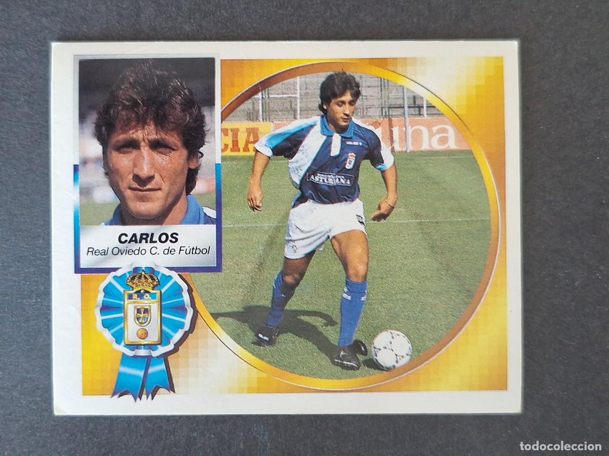 Cromos de f&uacute;tbol: L4 CARLOS REAL OVIEDO LIGA ESTE 1994 1995 94 95 SIN PEGAR NUNCA PEGADO