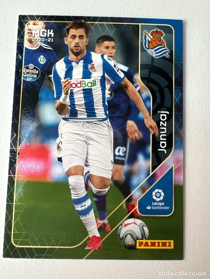 Cromos de f&uacute;tbol: Carta Januzaj Real Sociedad 268 Megacracks 2020-21