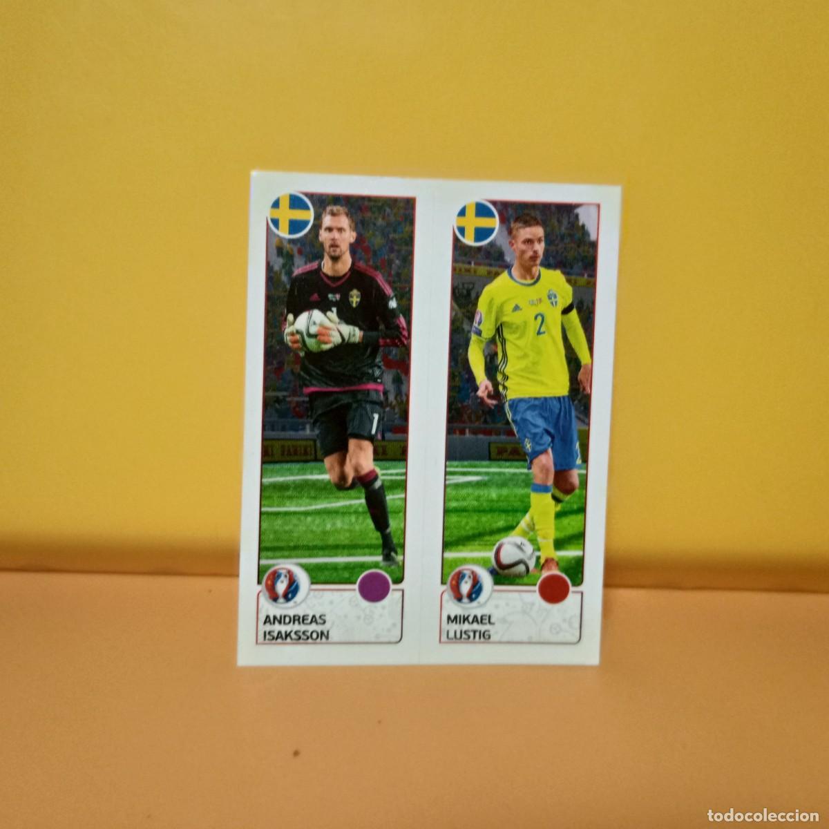 Cromos de f&uacute;tbol: PANINI EURO 2016 FRANCE; EUROCOPA FRANCIA: SUECIA ANDREAS/MIKAEL 544 A/B
