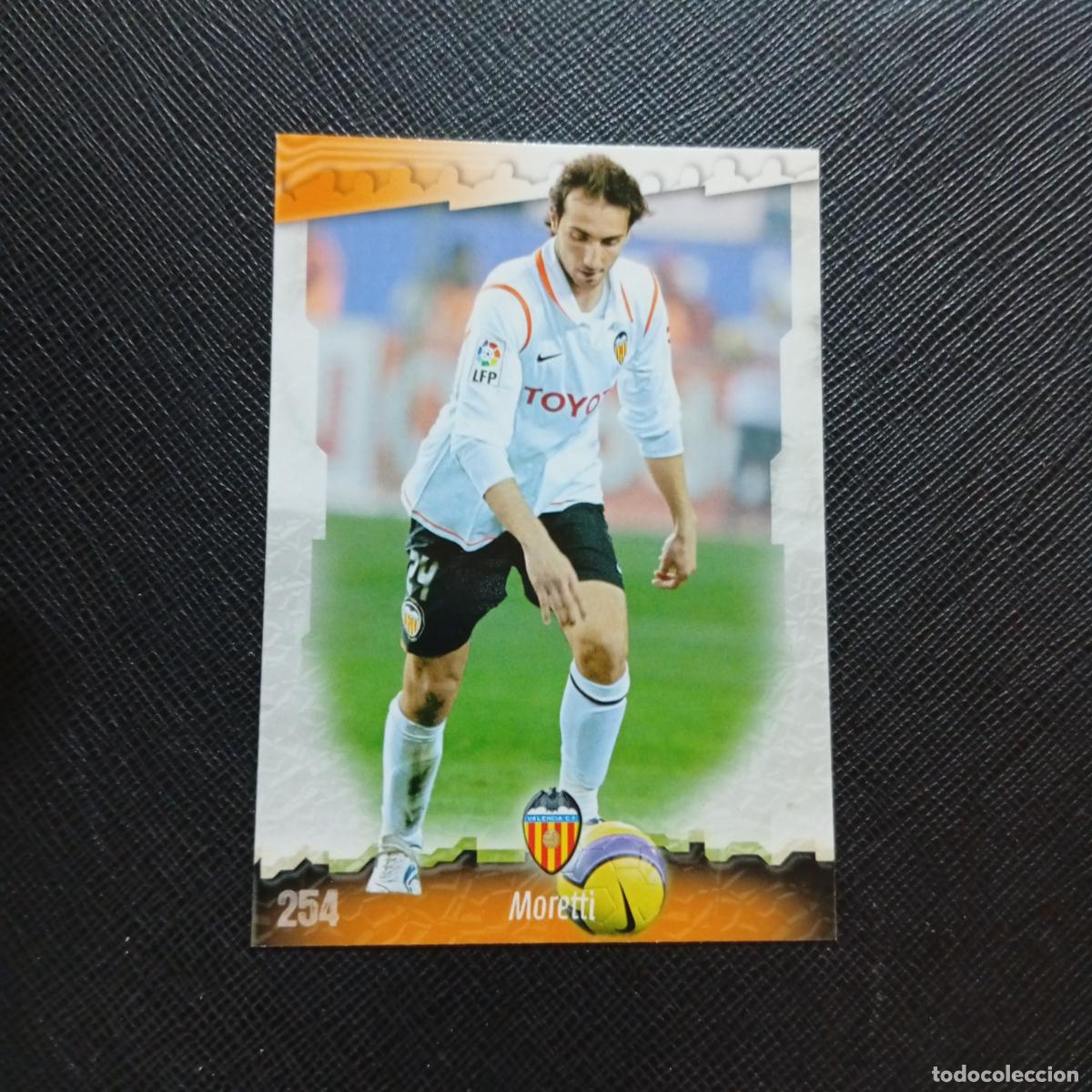 Cromos de f&uacute;tbol: 254 MORETTI VALENCIA MUNDICROMO QUIZ GAME 2008 2009 FUTBOL 08 09 - A211 PG31