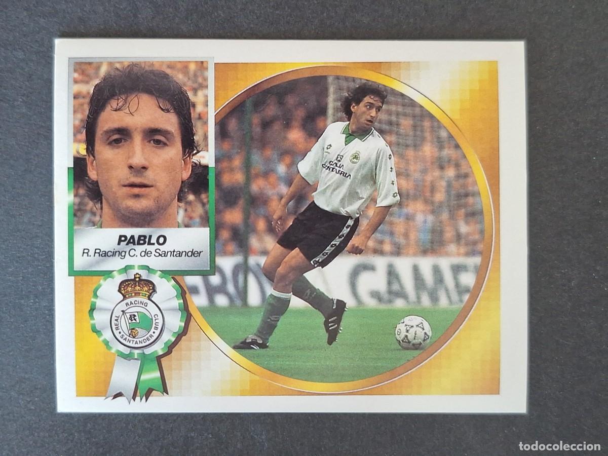 Cromos de f&uacute;tbol: L4 PABLO RACING DE SANTANDER LIGA ESTE 1994 1995 94 95 SIN PEGAR NUNCA PEGADO