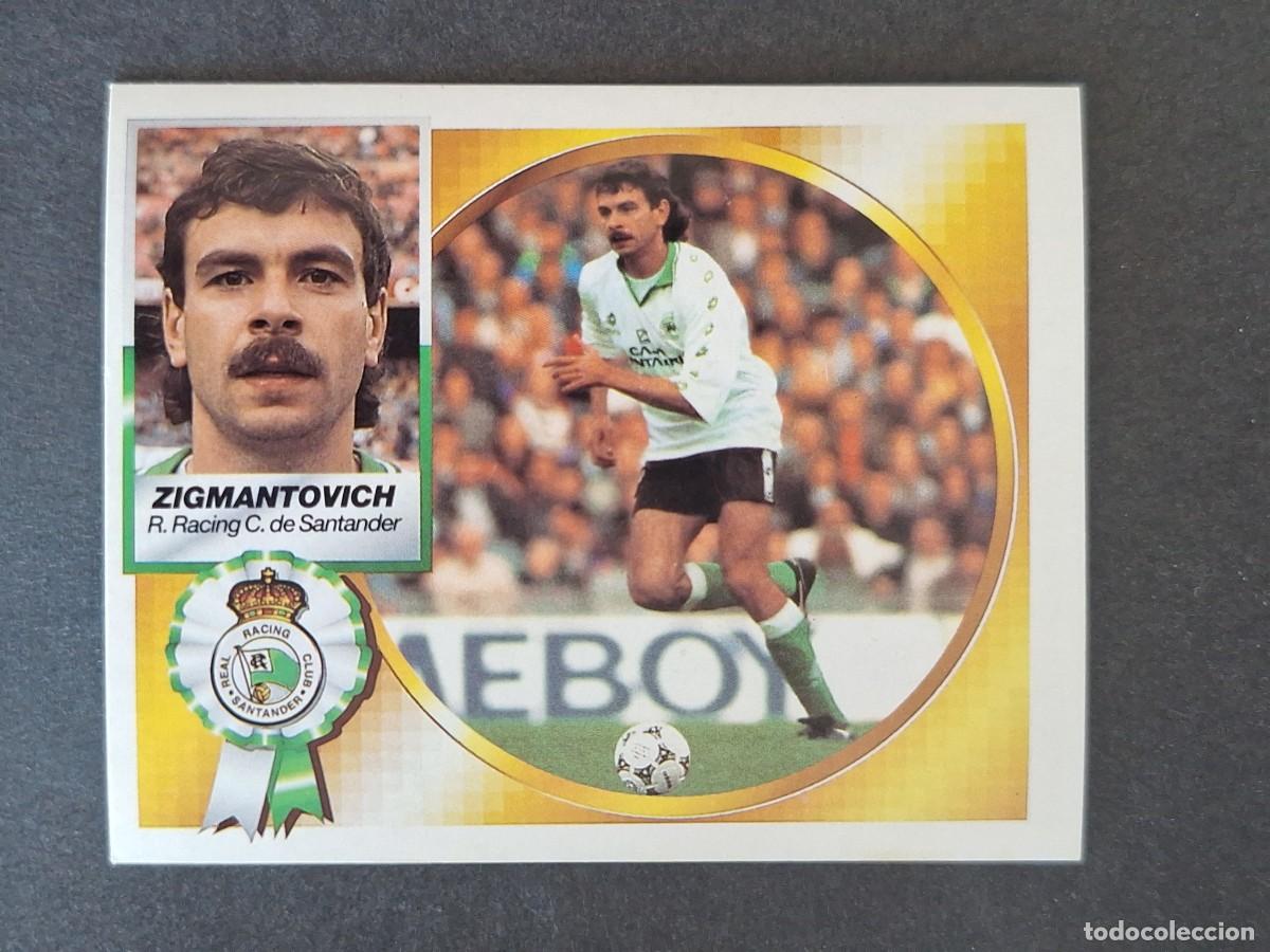 Cromos de f&uacute;tbol: L4 ZIGMANTOVICH RACING DE SANTANDER LIGA ESTE 1994 1995 94 95 SIN PEGAR NUNCA PEGADO