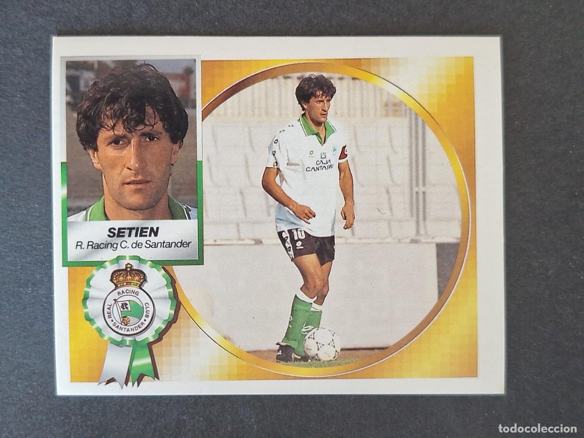 Cromos de f&uacute;tbol: L4 SETIEN RACING DE SANTANDER LIGA ESTE 1994 1995 94 95 SIN PEGAR NUNCA PEGADO