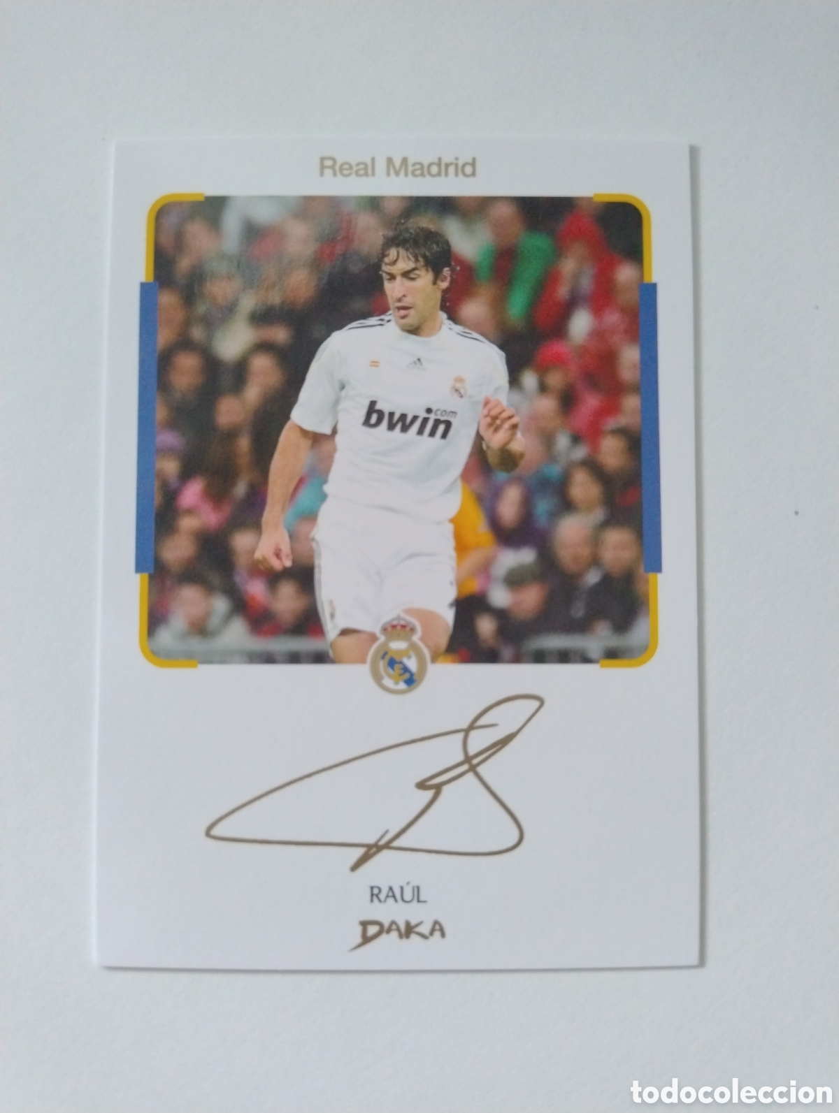 Cromos de f&uacute;tbol: IC 12 - Ra&uacute;l - Real Madrid - Daka 2025 - 2026 Instant Cheki Firma