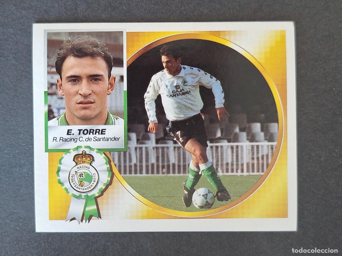 Cromos de f&uacute;tbol: L4 ESTEBAN TORRE RACING DE SANTANDER LIGA ESTE 1994 1995 94 95 SIN PEGAR NUNCA PEGADO