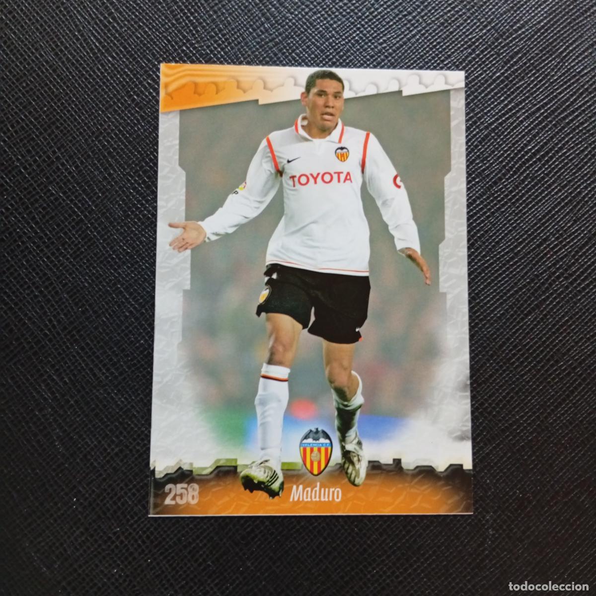 Cromos de f&uacute;tbol: 258 MADURO VALENCIA MUNDICROMO QUIZ GAME 2008 2009 FUTBOL 08 09 - A211 PG32