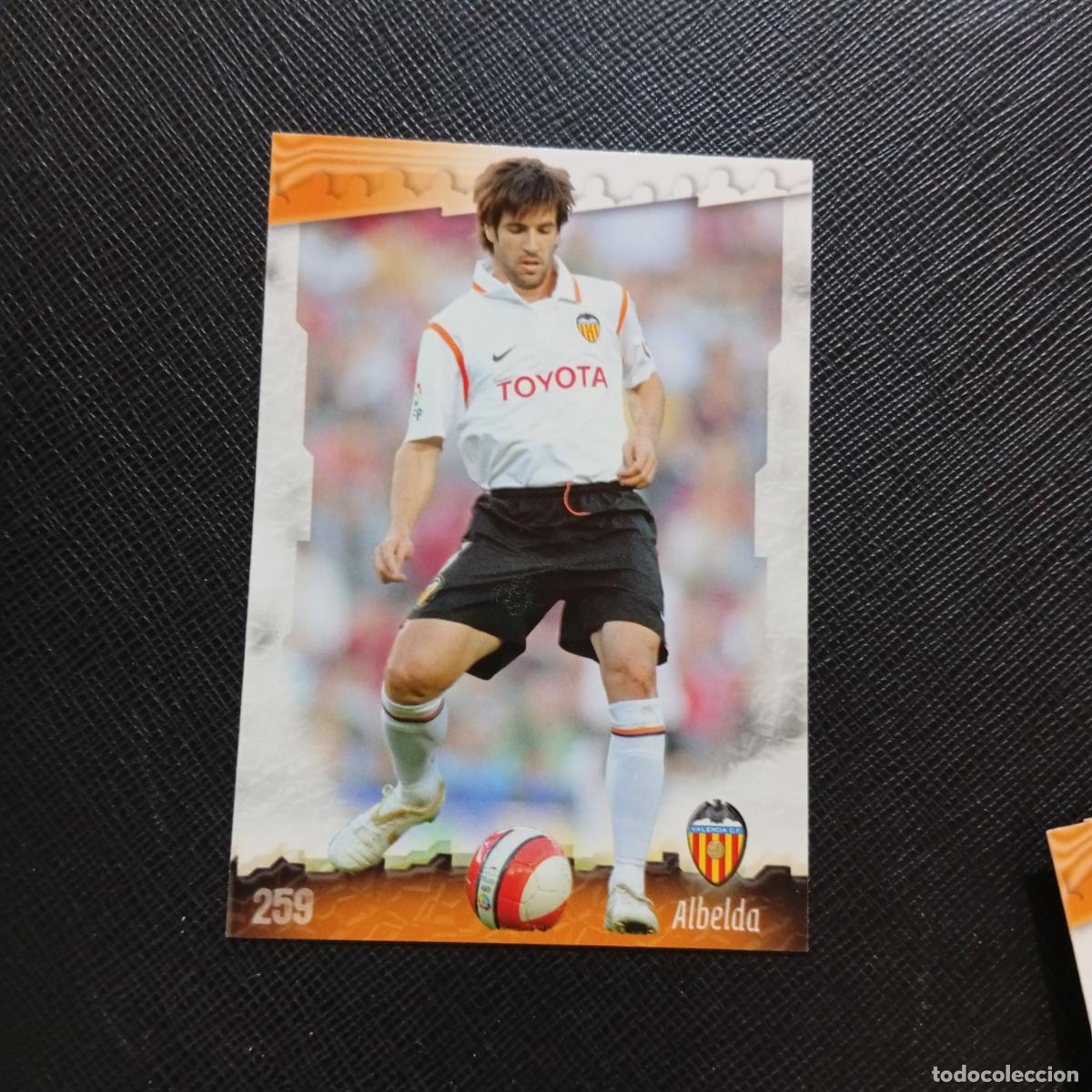 Cromos de f&uacute;tbol: 259 ALBELDA VALENCIA MUNDICROMO QUIZ GAME 2008 2009 FUTBOL 08 09 - A211 PG32