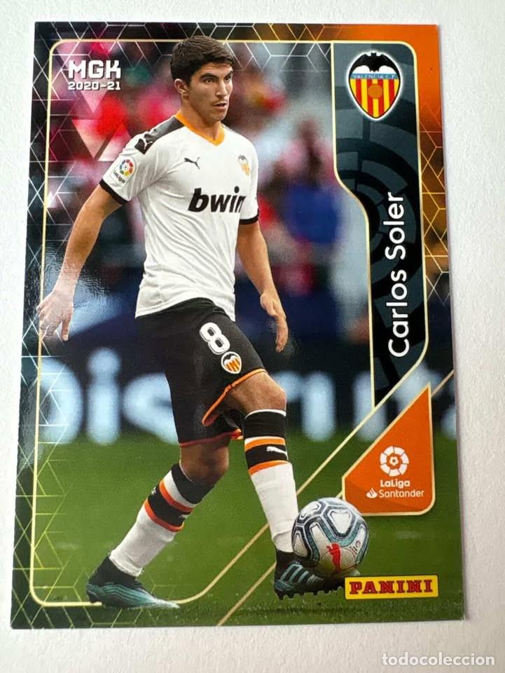 Cromos de f&uacute;tbol: Carta Carlos Soler Valencia 299 Megacracks 2020-21