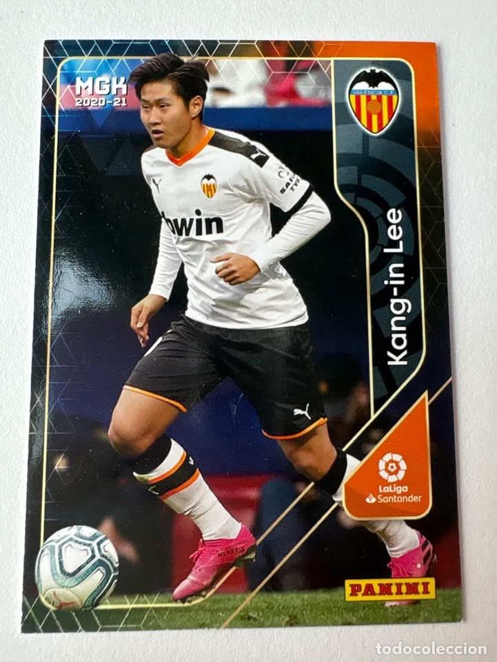 Cromos de f&uacute;tbol: Carta Kang-in LeeValencia 302 Megacracks 2020-21