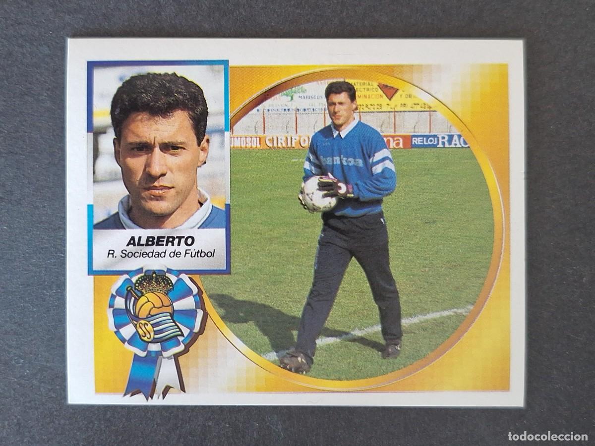 Cromos de f&uacute;tbol: L4 ALBERTO REAL SOCIEDAD LIGA ESTE 1994 1995 94 95 SIN PEGAR NUNCA PEGADO