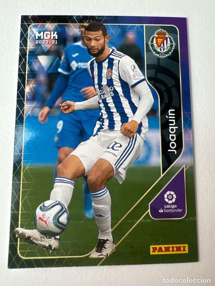 Cromos de f&uacute;tbol: Carta Joaqu&iacute;n Valladolid 312 Megacracks 2020-21