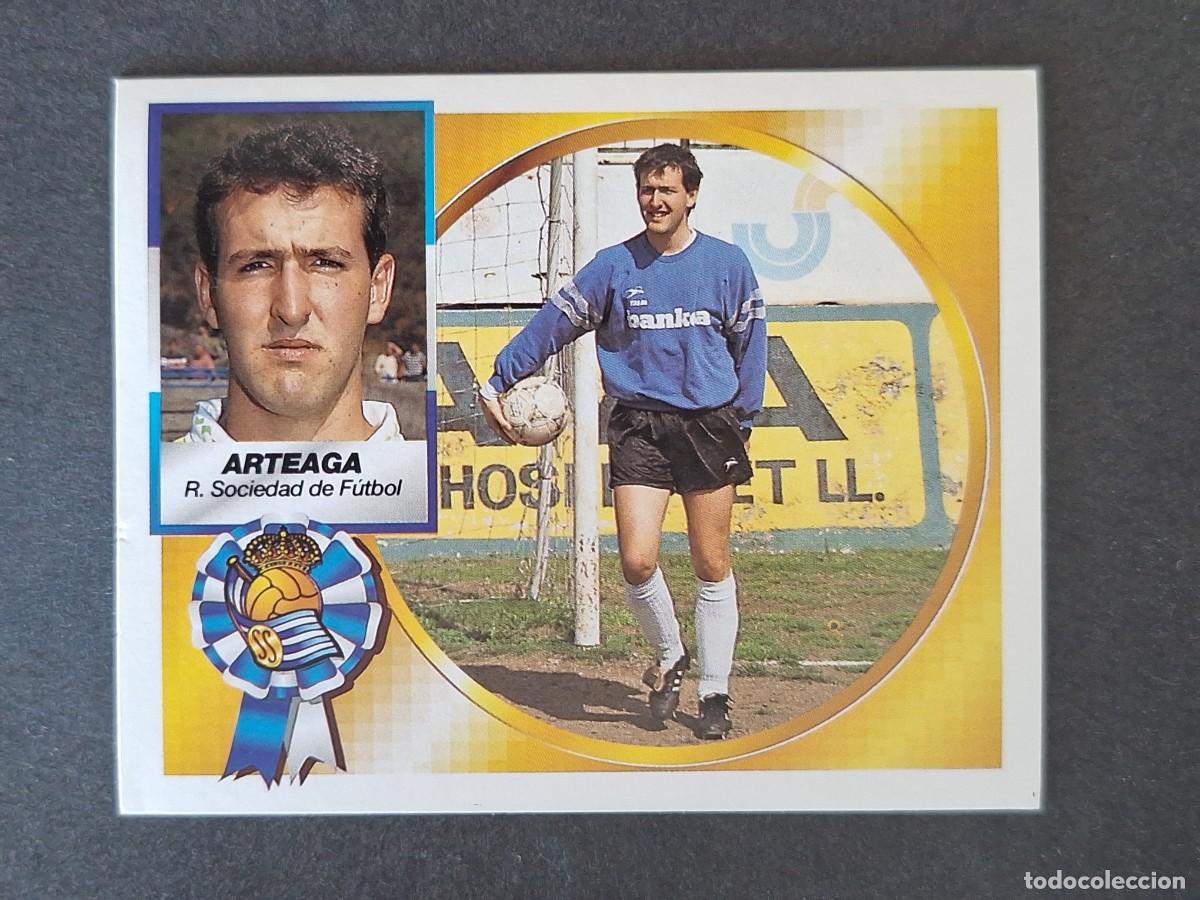 Cromos de f&uacute;tbol: L4 ARTEAGA REAL SOCIEDAD LIGA ESTE 1994 1995 94 95 SIN PEGAR NUNCA PEGADO