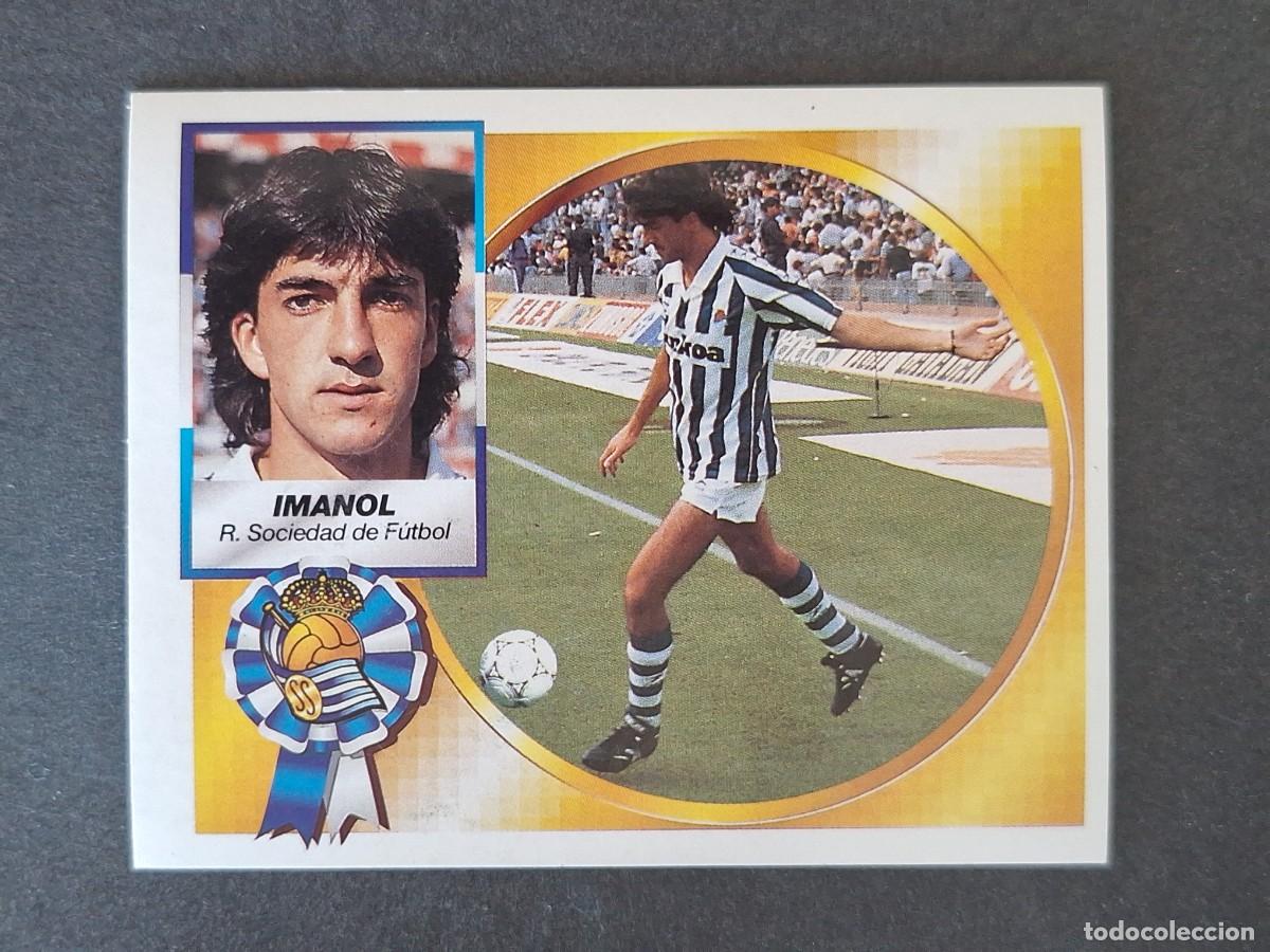 Cromos de f&uacute;tbol: L4 IMANOL REAL SOCIEDAD LIGA ESTE 1994 1995 94 95 SIN PEGAR NUNCA PEGADO