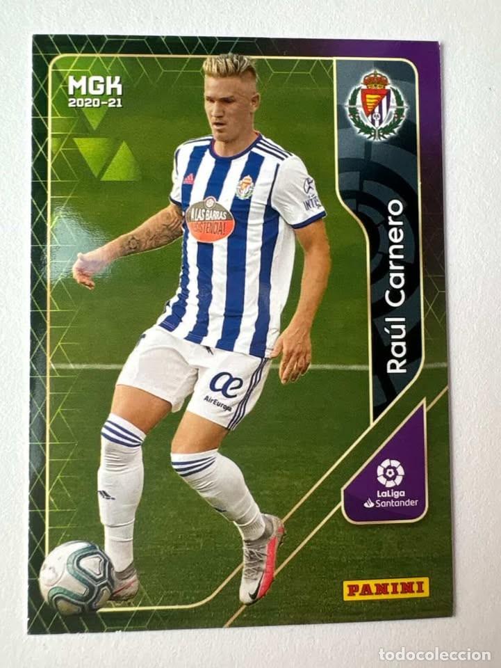 Cromos de f&uacute;tbol: Carta Ra&uacute;l Carnero Valladolid 315 Megacracks 2020-21