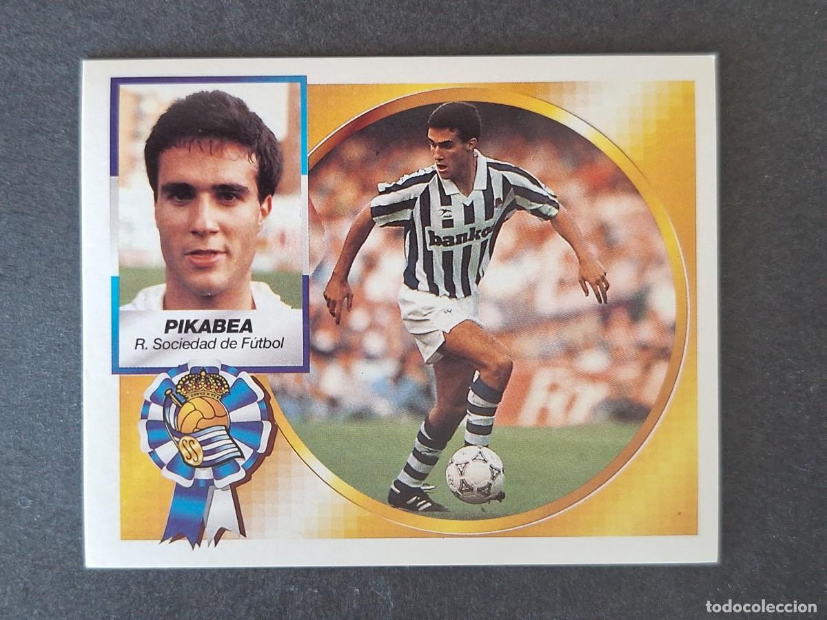 Cromos de f&uacute;tbol: L4 PIKABEA REAL SOCIEDAD LIGA ESTE 1994 1995 94 95 SIN PEGAR NUNCA PEGADO