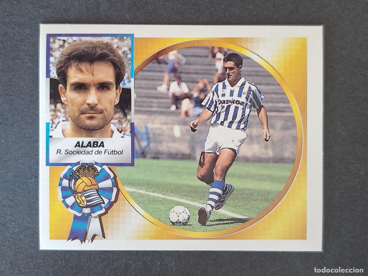 Cromos de f&uacute;tbol: L4 ALABA REAL SOCIEDAD LIGA ESTE 1994 1995 94 95 SIN PEGAR NUNCA PEGADO