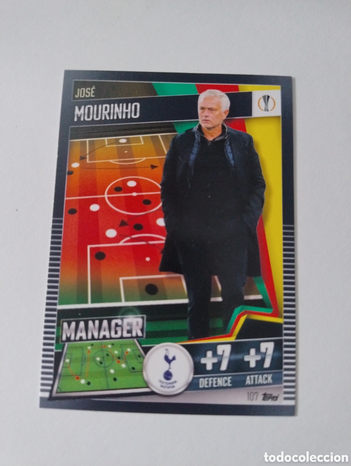 Cromos de f&uacute;tbol: 107 - Mourinho - Tottenham - Topps Match Attax 101 2020 - 2021 Manager