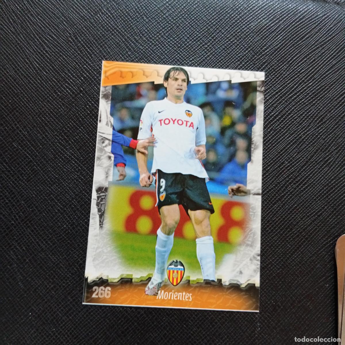 Cromos de f&uacute;tbol: 266 MORIENTES VALENCIA MUNDICROMO QUIZ GAME 2008 2009 FUTBOL 08 09 - A211 PG33
