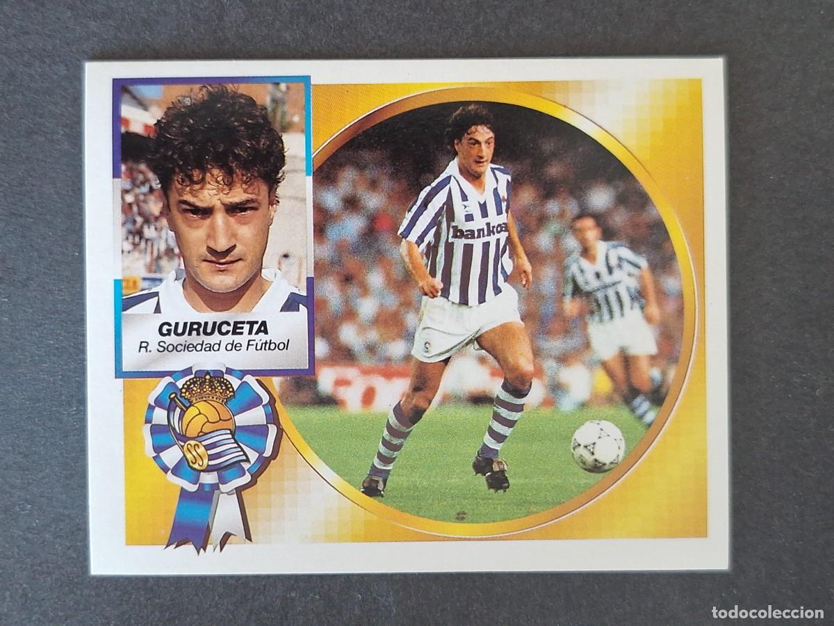 Cromos de f&uacute;tbol: L4 GURUCETA REAL SOCIEDAD LIGA ESTE 1994 1995 94 95 SIN PEGAR NUNCA PEGADO