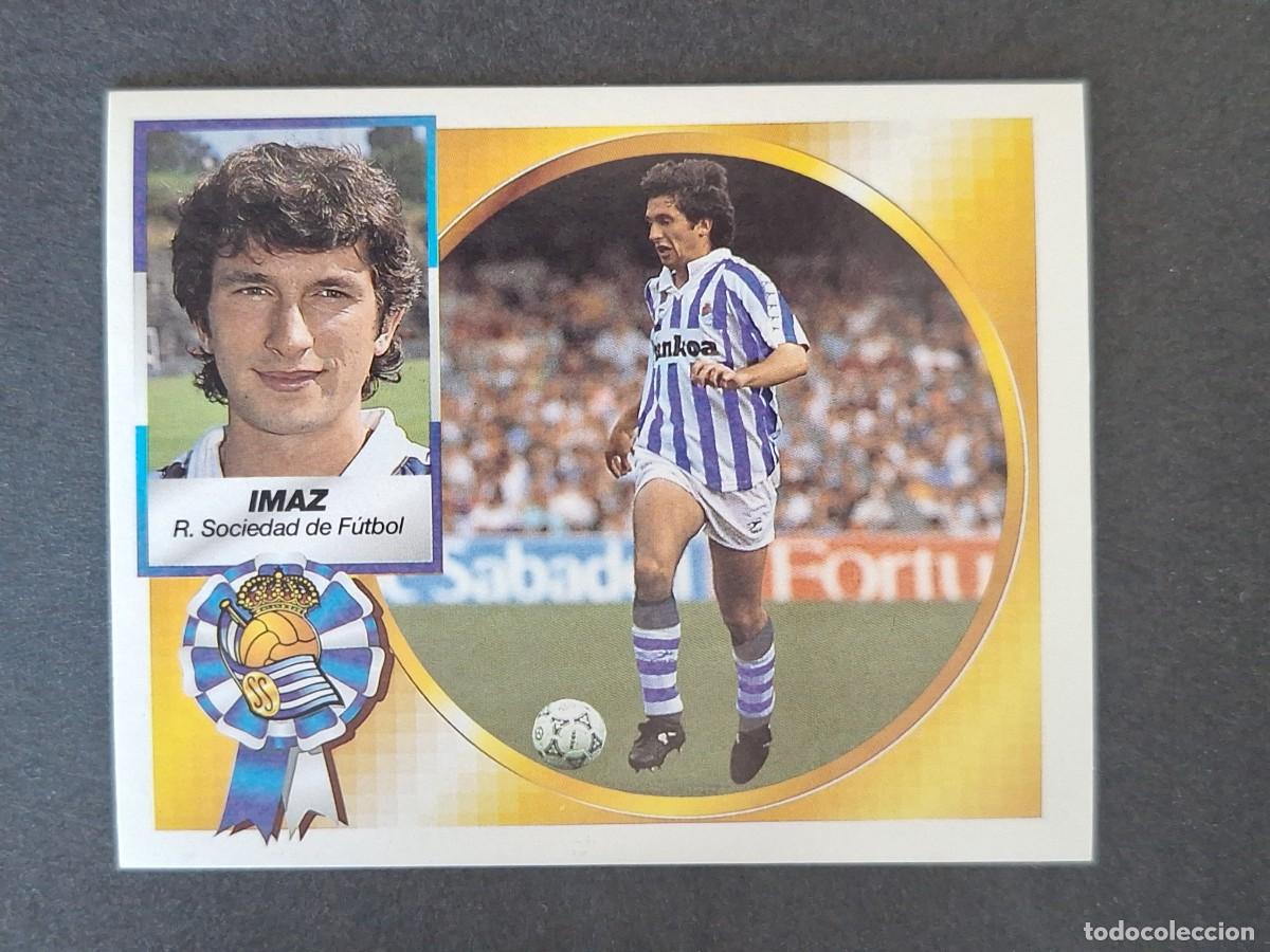 Cromos de f&uacute;tbol: L4 IMAZ REAL SOCIEDAD LIGA ESTE 1994 1995 94 95 SIN PEGAR NUNCA PEGADO
