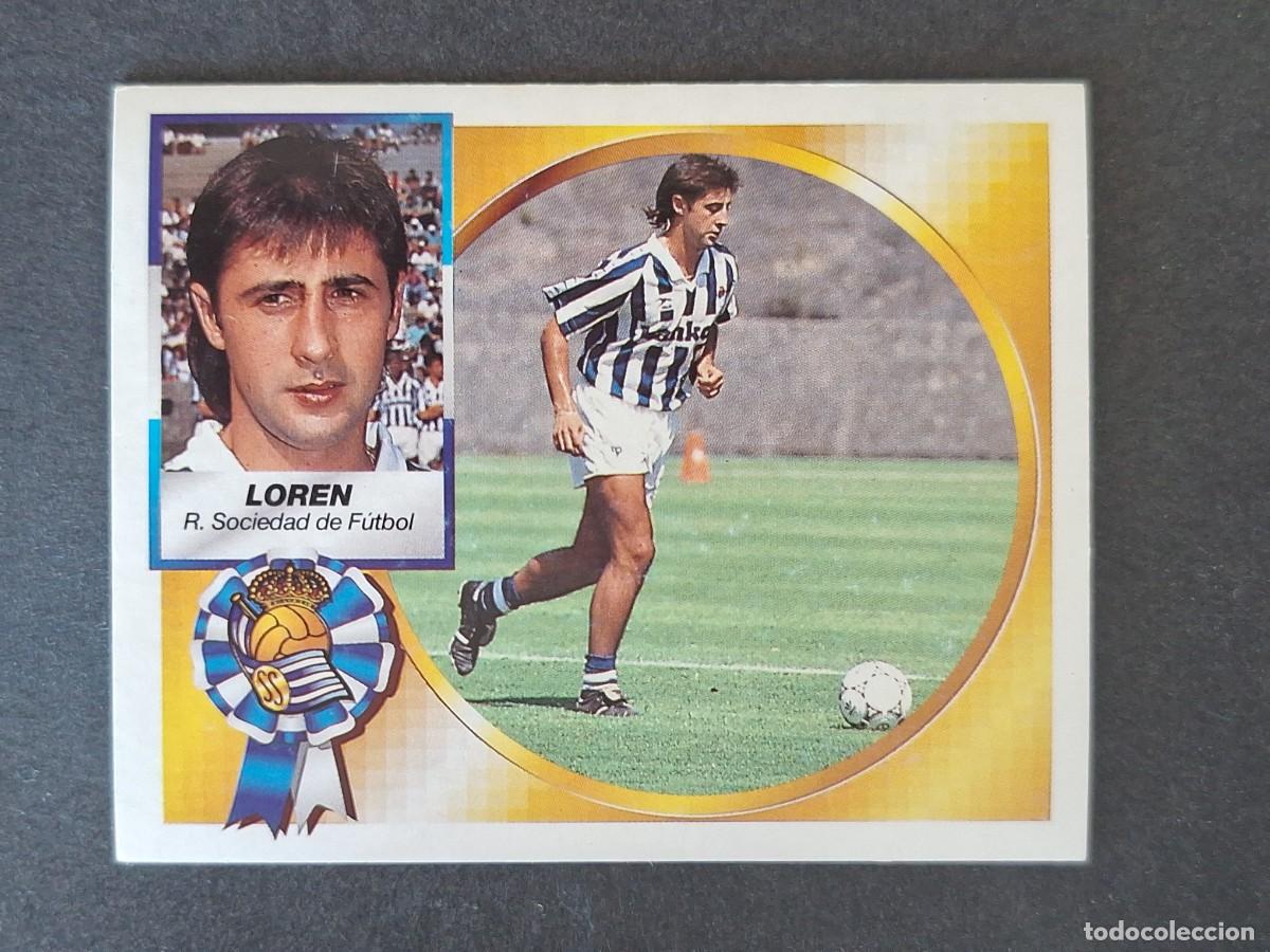 Cromos de f&uacute;tbol: L4 LOREN REAL SOCIEDAD LIGA ESTE 1994 1995 94 95 SIN PEGAR NUNCA PEGADO