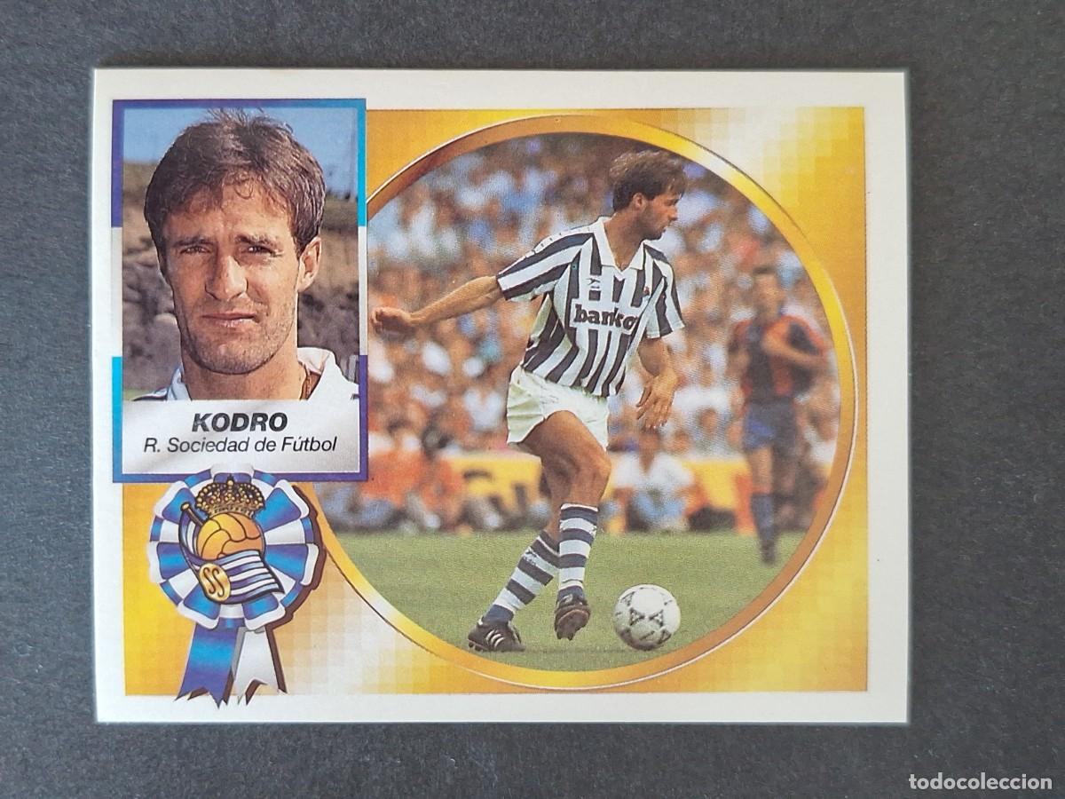 Cromos de f&uacute;tbol: L4 KODRO REAL SOCIEDAD LIGA ESTE 1994 1995 94 95 SIN PEGAR NUNCA PEGADO