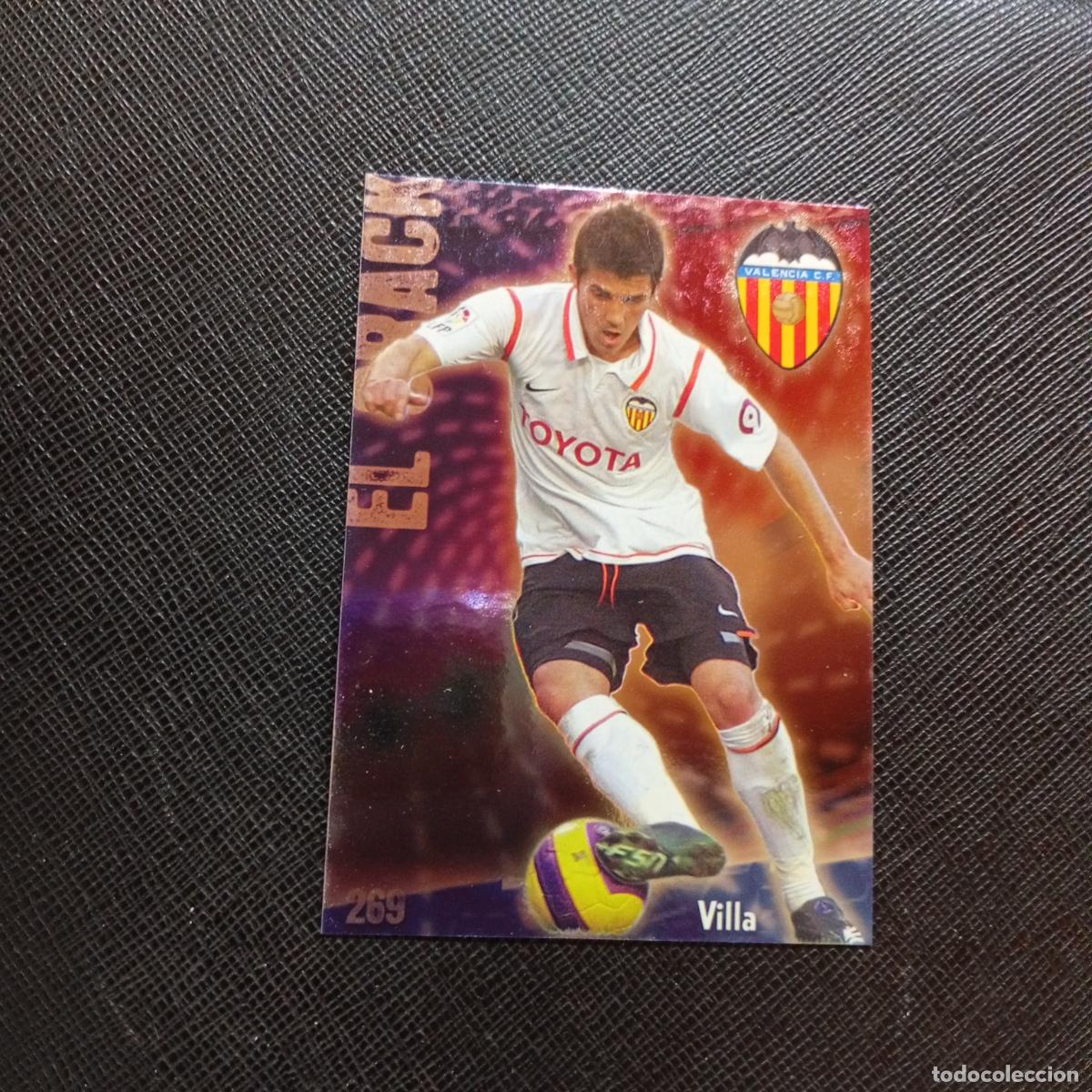 Cromos de f&uacute;tbol: 269 VILLA VALENCIA MUNDICROMO QUIZ GAME 2008 2009 FUTBOL 08 09 - A211 PG33 PUNTAS RECTAS