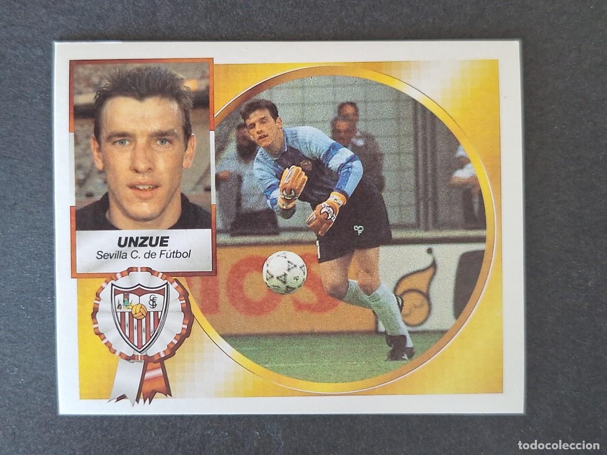 Cromos de f&uacute;tbol: L4 UNZUE SEVILLA C. F. LIGA ESTE 1994 1995 94 95 SIN PEGAR NUNCA PEGADO