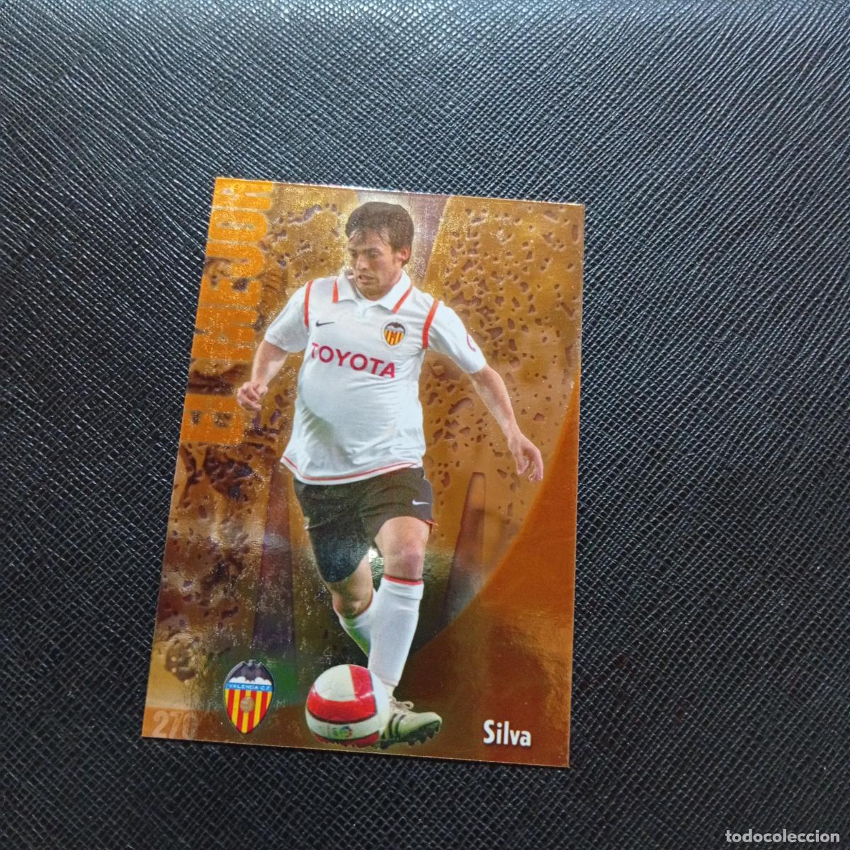 Cromos de f&uacute;tbol: 270 SILVA VALENCIA MUNDICROMO QUIZ GAME 2008 2009 FUTBOL 08 09 - A211 PG33 PUNTAS RECTAS