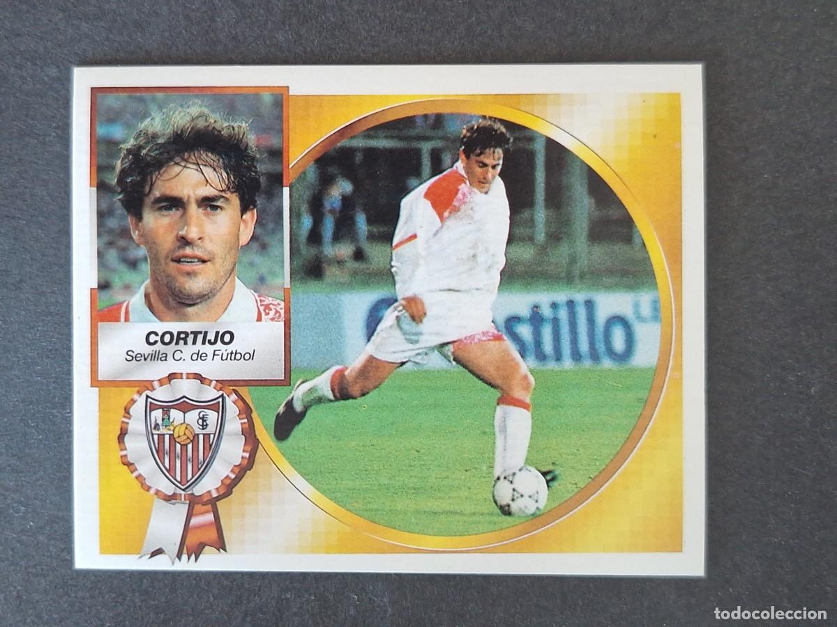 Cromos de f&uacute;tbol: L4 CORTIJO SEVILLA C. F. LIGA ESTE 1994 1995 94 95 SIN PEGAR NUNCA PEGADO
