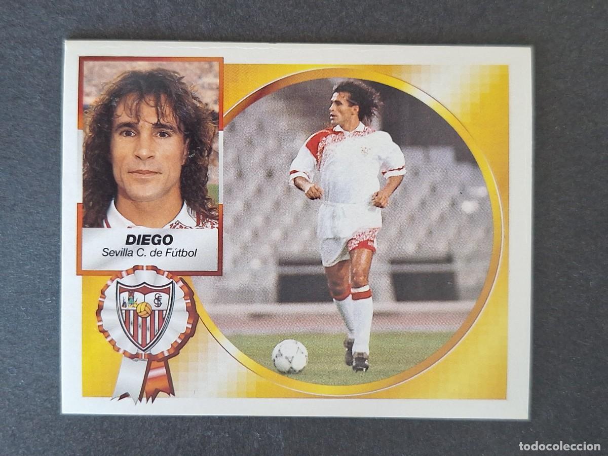 Cromos de f&uacute;tbol: L4 DIEGO SEVILLA C. F. LIGA ESTE 1994 1995 94 95 SIN PEGAR NUNCA PEGADO