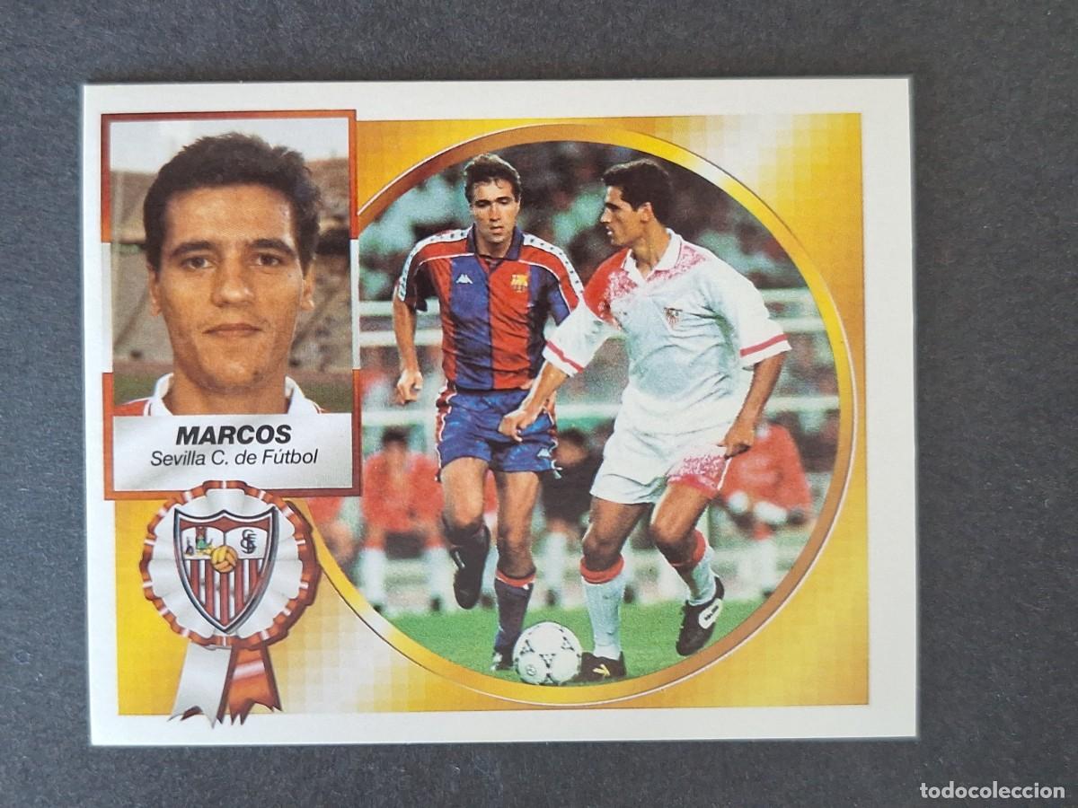 Cromos de f&uacute;tbol: L4 MARCOS SEVILLA C. F. LIGA ESTE 1994 1995 94 95 SIN PEGAR NUNCA PEGADO
