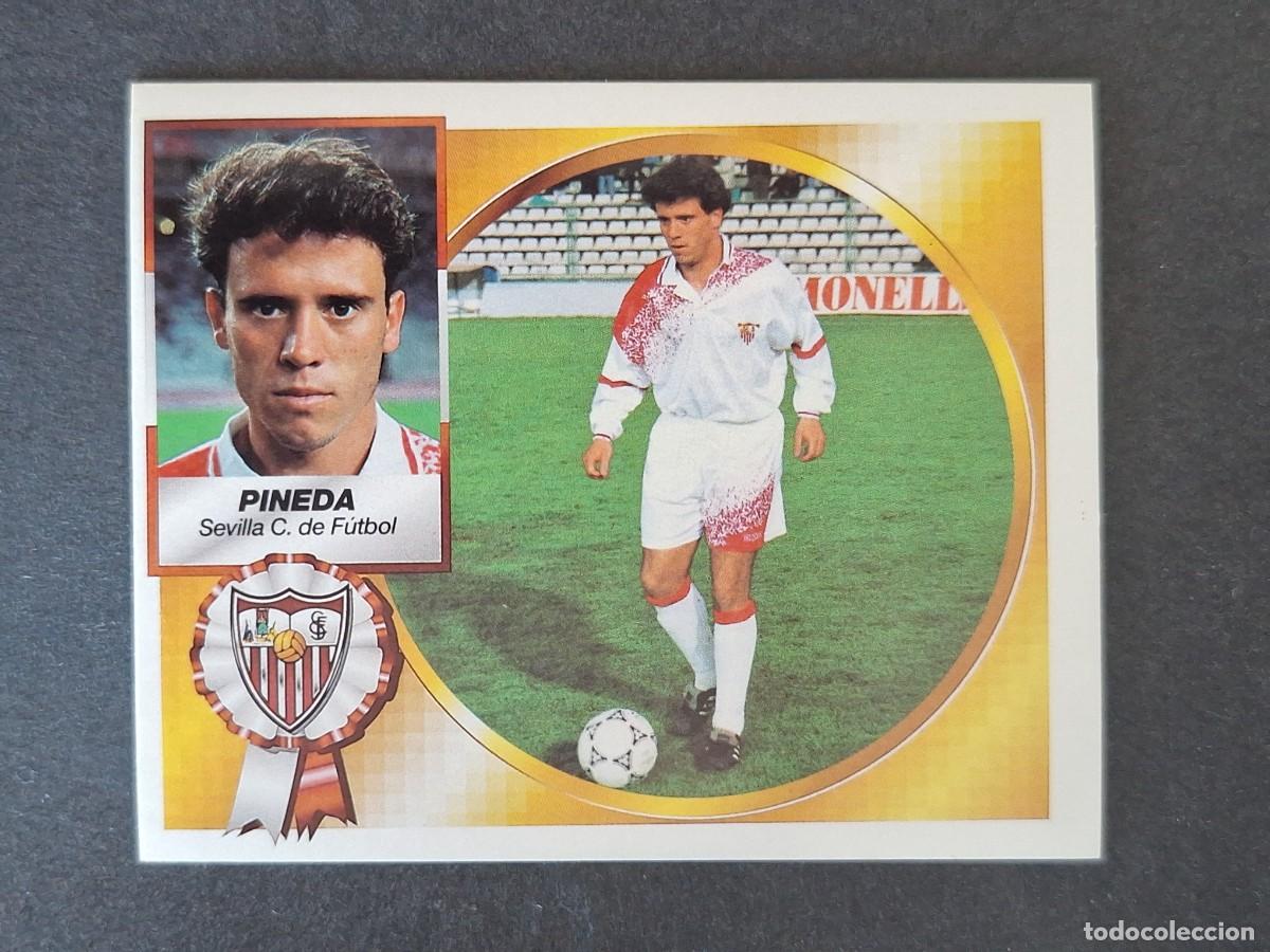 Cromos de f&uacute;tbol: L4 PINEDA SEVILLA C. F. LIGA ESTE 1994 1995 94 95 SIN PEGAR NUNCA PEGADO