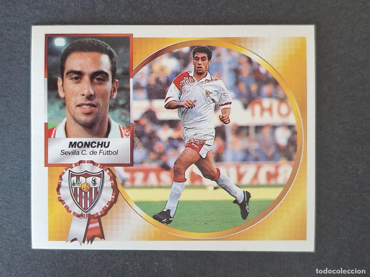 Cromos de f&uacute;tbol: L4 MONCHU SEVILLA C. F. LIGA ESTE 1994 1995 94 95 SIN PEGAR NUNCA PEGADO