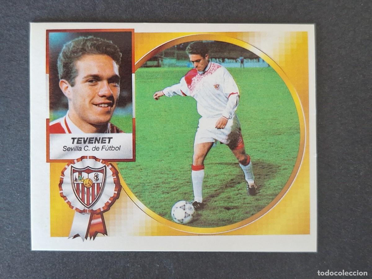 Cromos de f&uacute;tbol: L4 TEVENET SEVILLA C. F. LIGA ESTE 1994 1995 94 95 SIN PEGAR NUNCA PEGADO