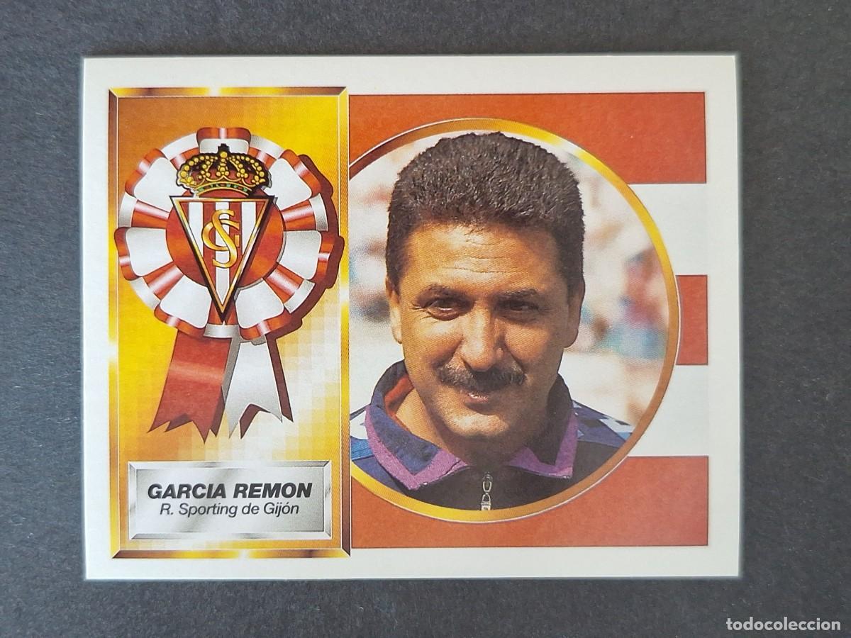 Cromos de f&uacute;tbol: L4 GARCIA REMON ENTRENADOR SPORTING DE GIJON LIGA ESTE 1994 1995 94 95 SIN PEGAR NUNCA PEGADO