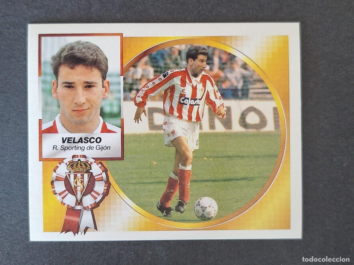 Cromos de f&uacute;tbol: L4 VELASCO SPORTING DE GIJON LIGA ESTE 1994 1995 94 95 SIN PEGAR NUNCA PEGADO