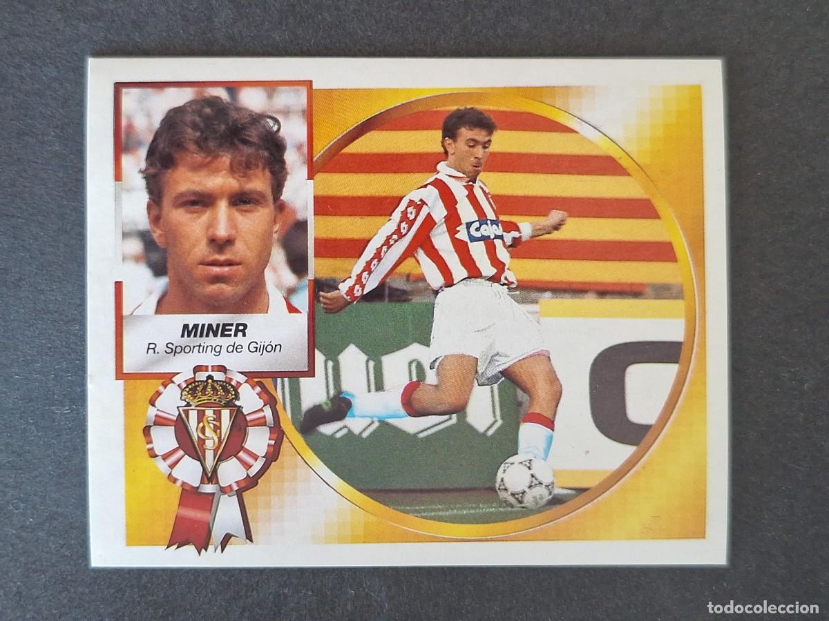 Cromos de f&uacute;tbol: L4 MINER SPORTING DE GIJON LIGA ESTE 1994 1995 94 95 SIN PEGAR NUNCA PEGADO