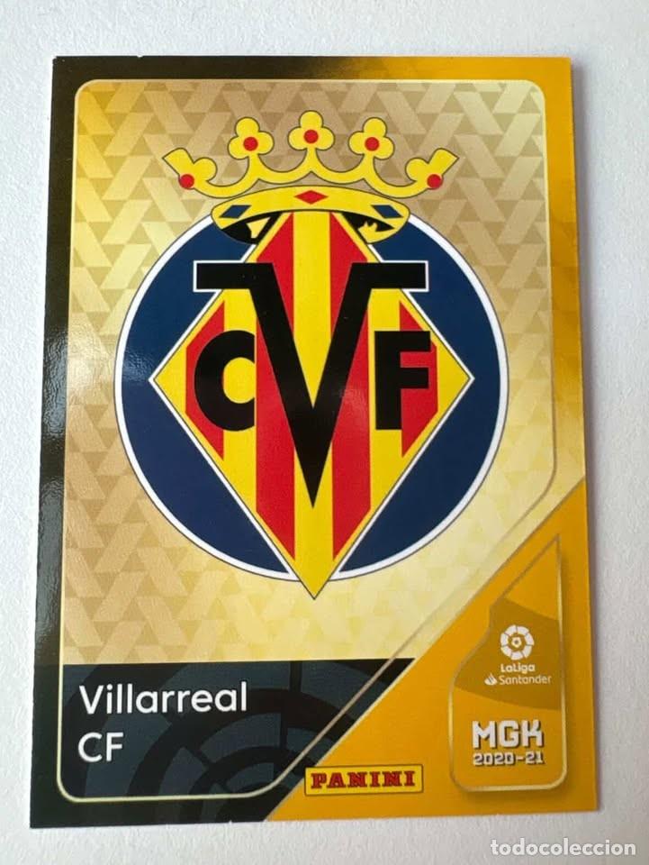 Cromos de f&uacute;tbol: Carta Escudo Villareal 325 Megacracks 2020-21