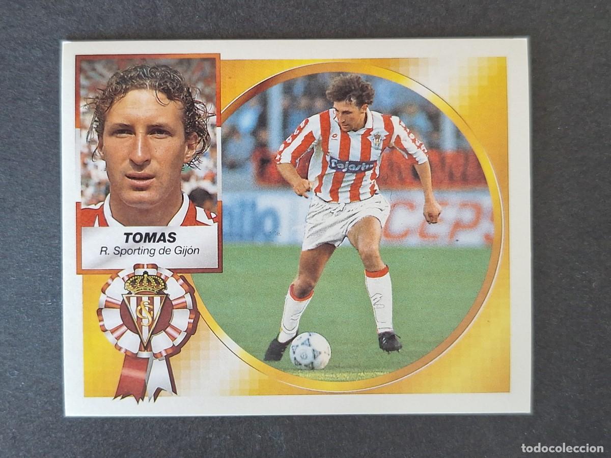 Cromos de f&uacute;tbol: L4 TOMAS SPORTING DE GIJON LIGA ESTE 1994 1995 94 95 SIN PEGAR NUNCA PEGADO