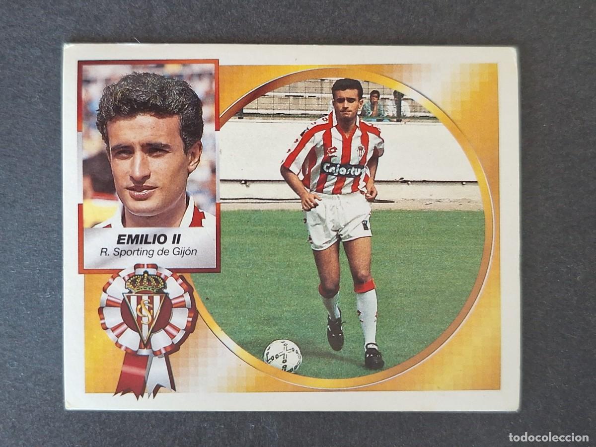 Cartes &agrave; collectionner de Football: L4 EMILIO II SPORTING DE GIJON LIGA ESTE 1994 1995 94 95 SIN PEGAR NUNCA PEGADO