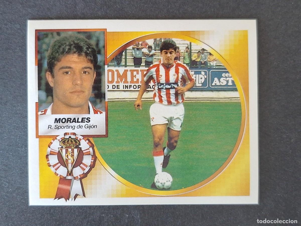 Cartes &agrave; collectionner de Football: L4 MORALES SPORTING DE GIJON LIGA ESTE 1994 1995 94 95 SIN PEGAR NUNCA PEGADO